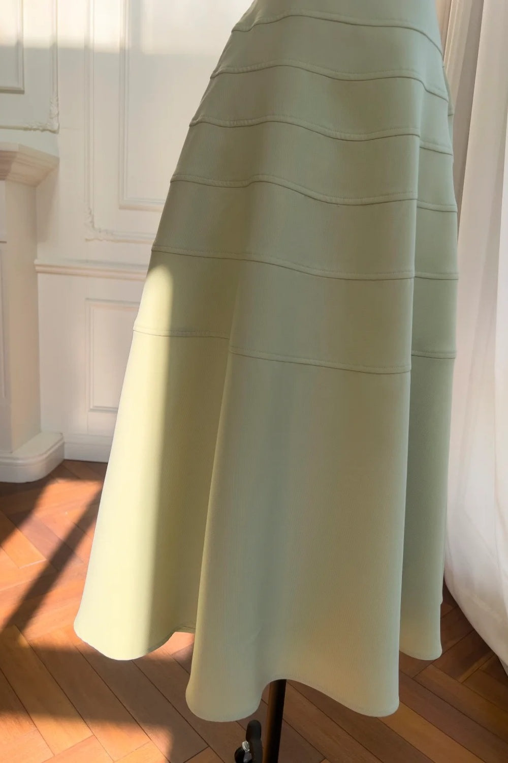 Green long gown gh6797