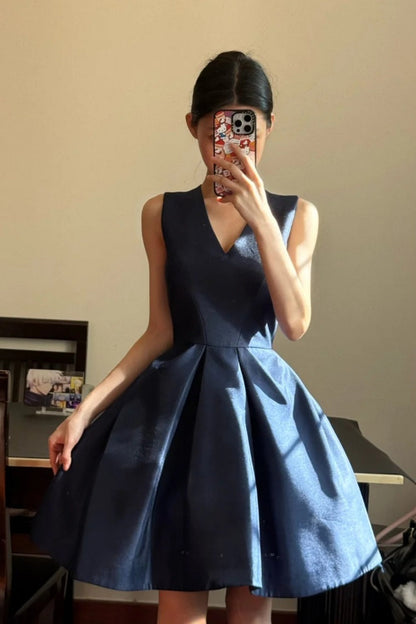 Short Fashion Party Dress Satin gh6640