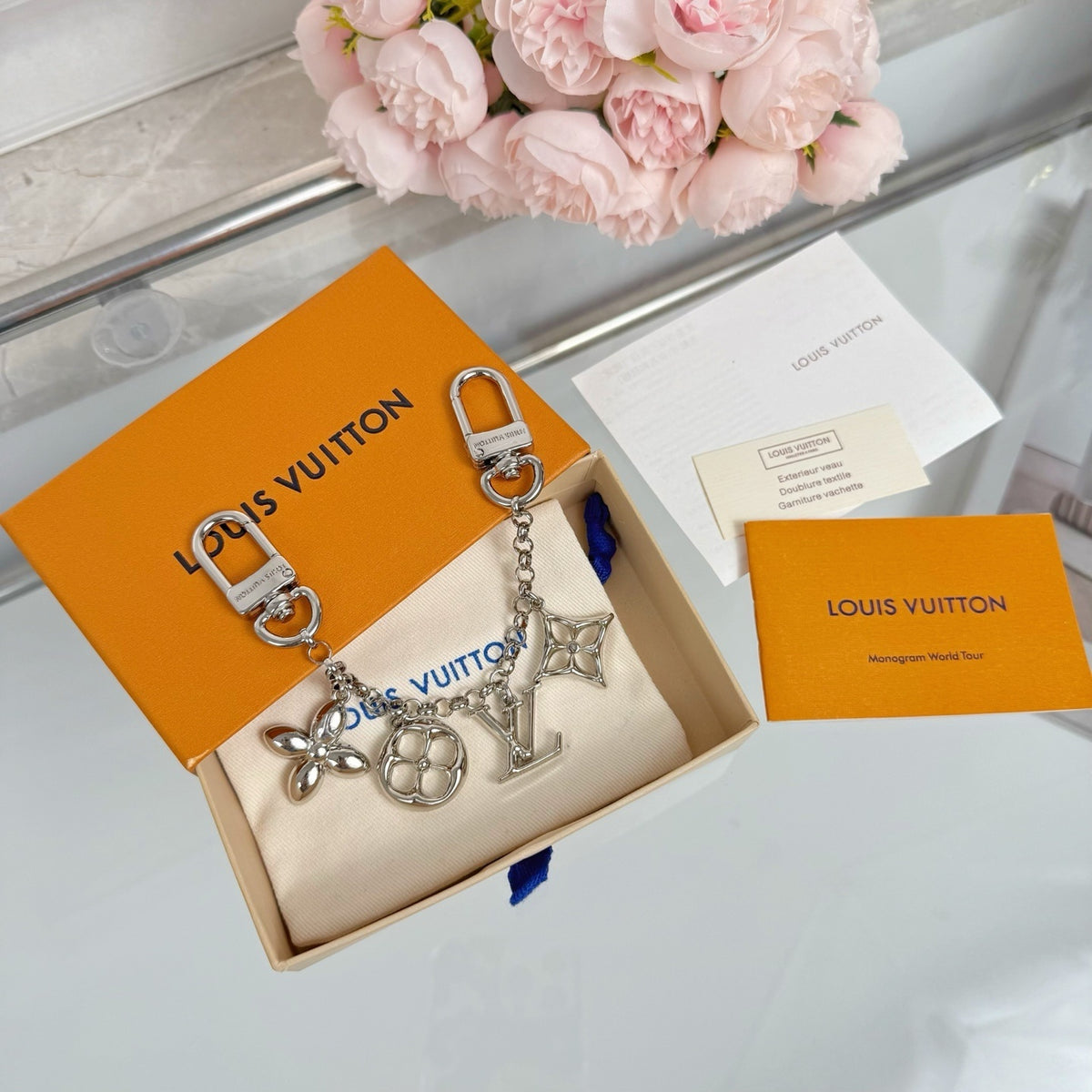 Louis Vuitton Lv Logo Bag Charms