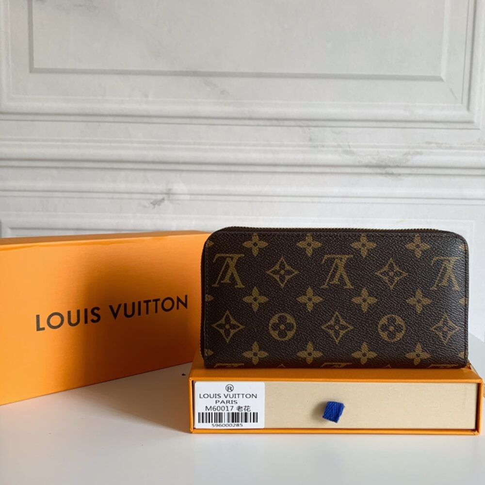 Louis Vuitton Monogram Long Zippy Wallet Brown 19Cm M42616