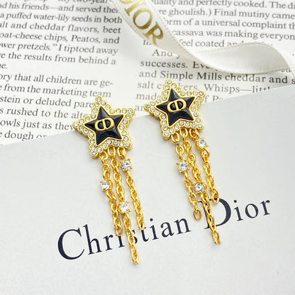 DIOR Petit CD Lucky Baroque Earrings