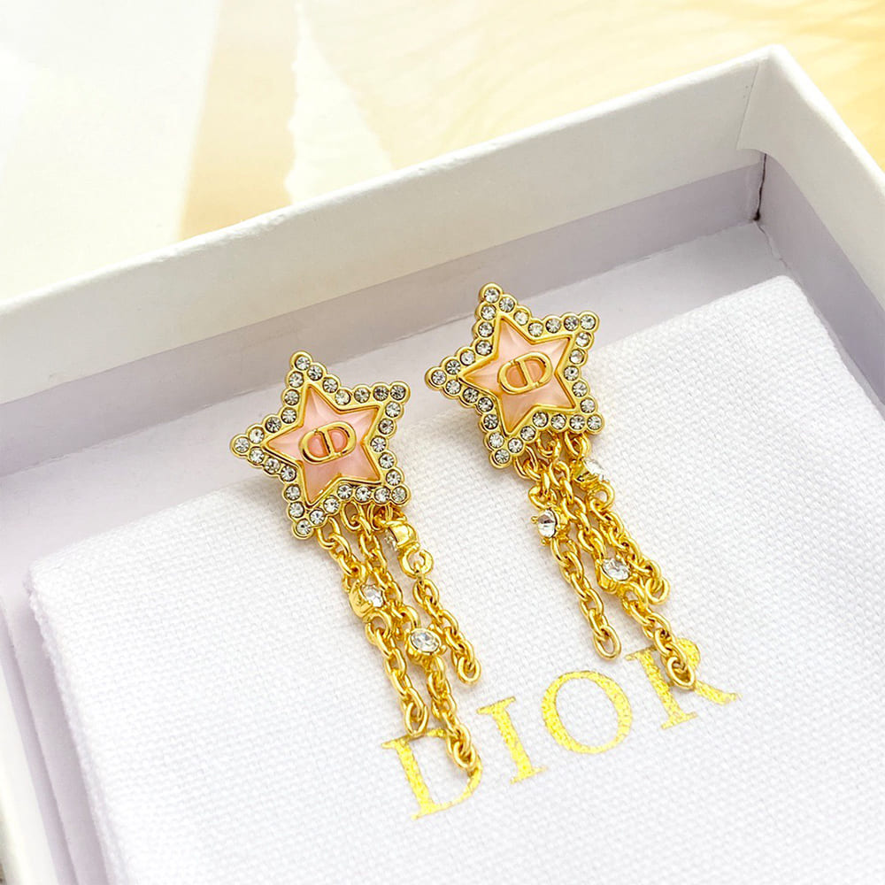 DIOR Petit CD Lucky Baroque Earrings