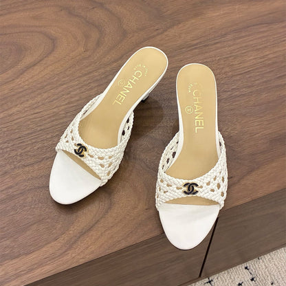 CHANEL Braided Mules 271959