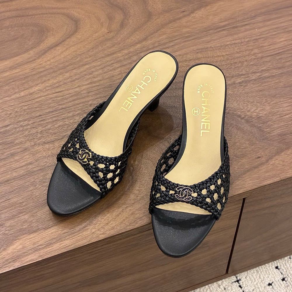 CHANEL Braided Mules 289781