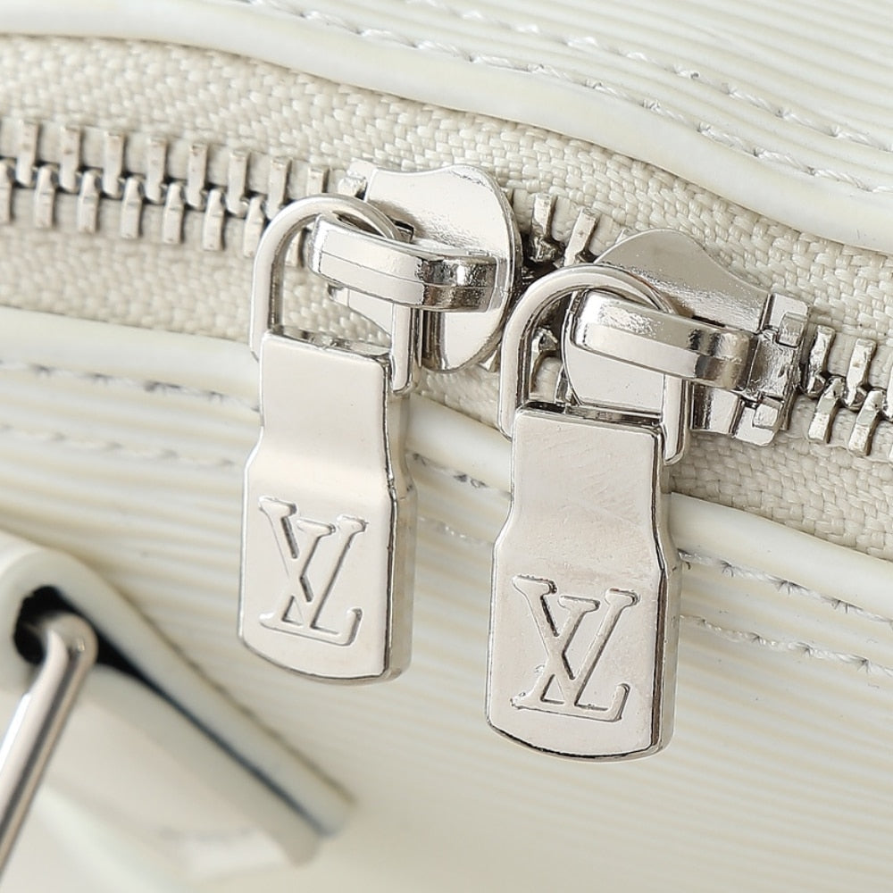 Louis Vuitton Nano Alma Bag White Quartz 18Cm M82411