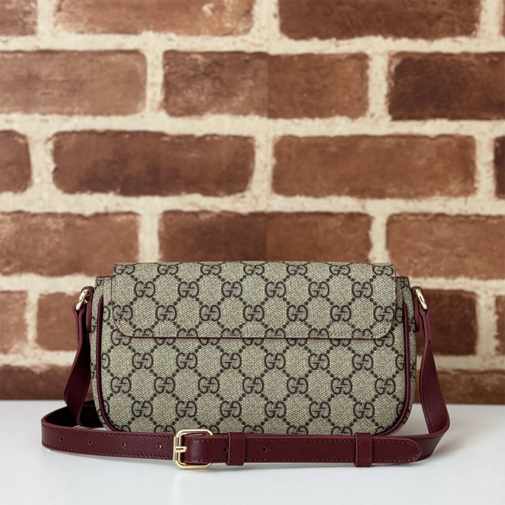 GG Supreme Monogram Cat Print Mini Shoulder Bag(HIGH-END GRADE)