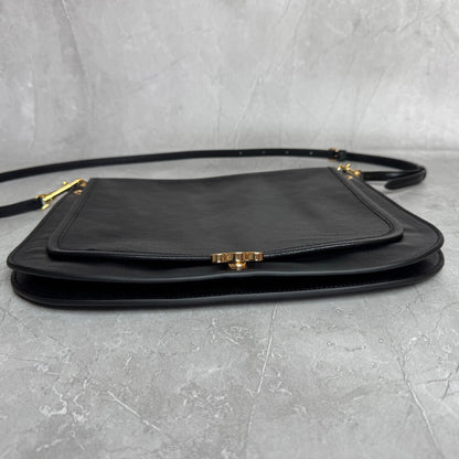 CELINE SOFT TRIOMPHE BESACE IN SUPPLE SHINY LAMBSKIN(HIGH-END GRADE)