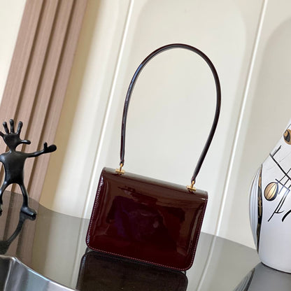 CELINE TEEN GARANCE bag in PATENT CALFSKIN(HIGH-END GRADE)