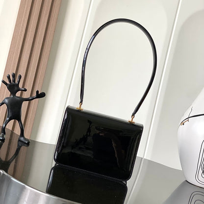 CELINE TEEN GARANCE bag in PATENT CALFSKIN(HIGH-END GRADE)