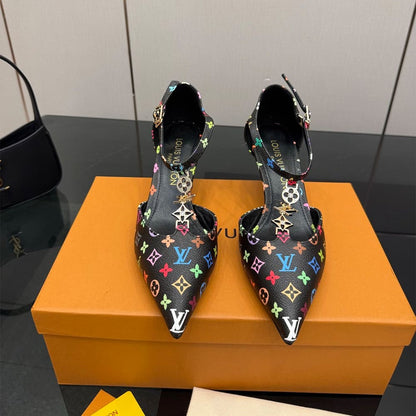 LV x TM Ankle Strap Pumps