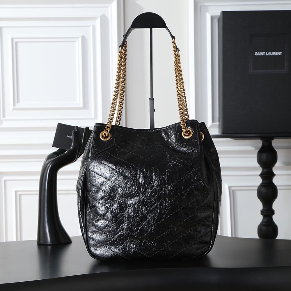 YSL NIKI small shopping in vintage leather(HIGH-END GRADE)
