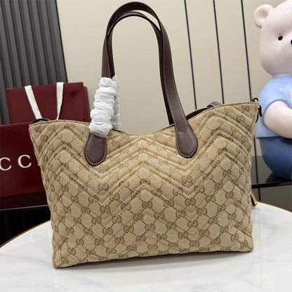 Gucci GG Marmont medium tote bag(HIGH-END GRADE)