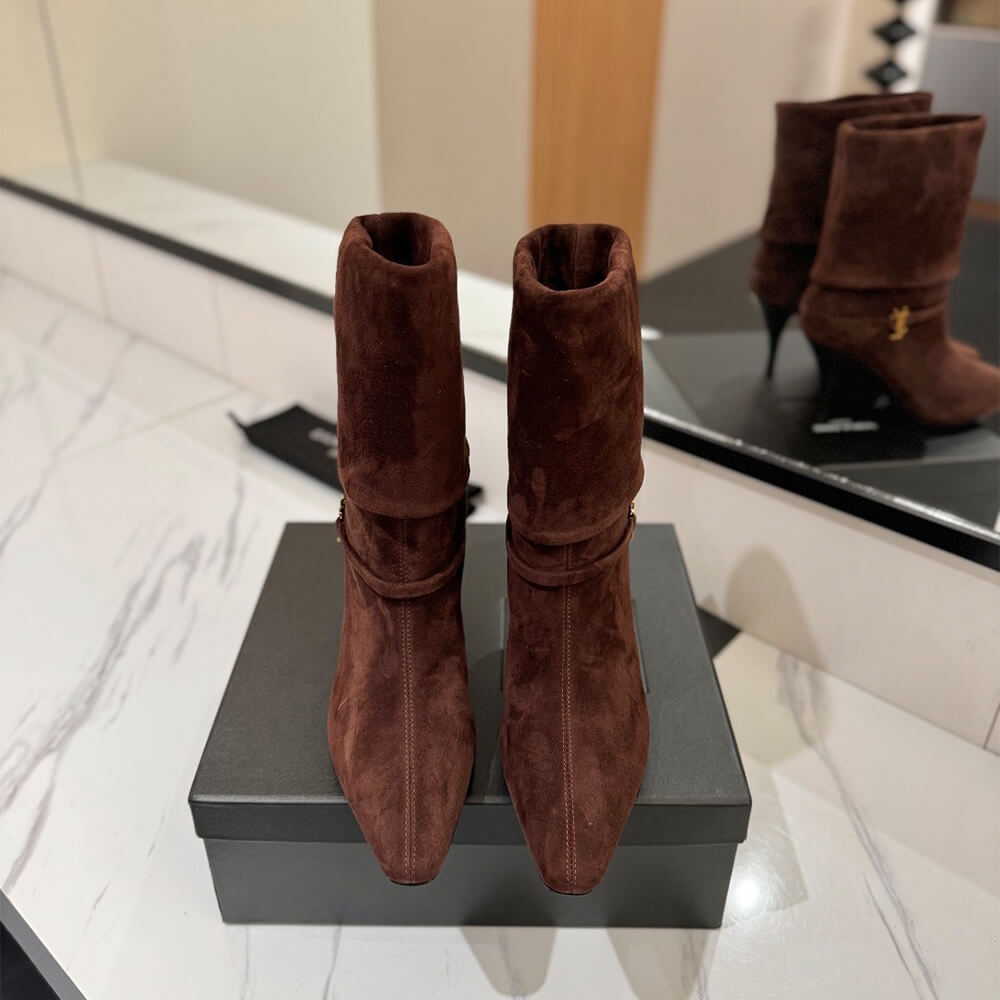 YSL NIKI booties in suede