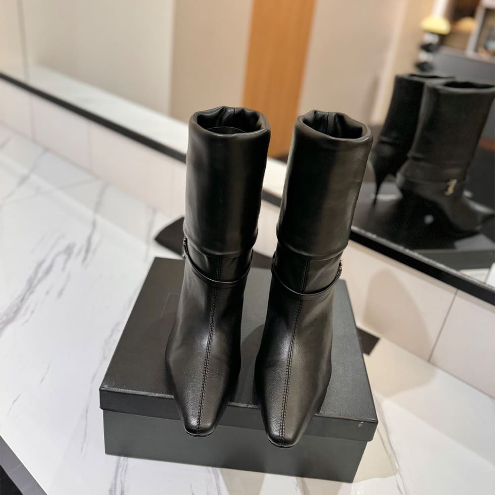 YSL NIKI booties in suede