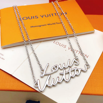 LV Script Necklace