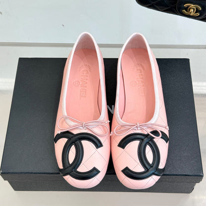CHANEL Quilted Ballerina Flats