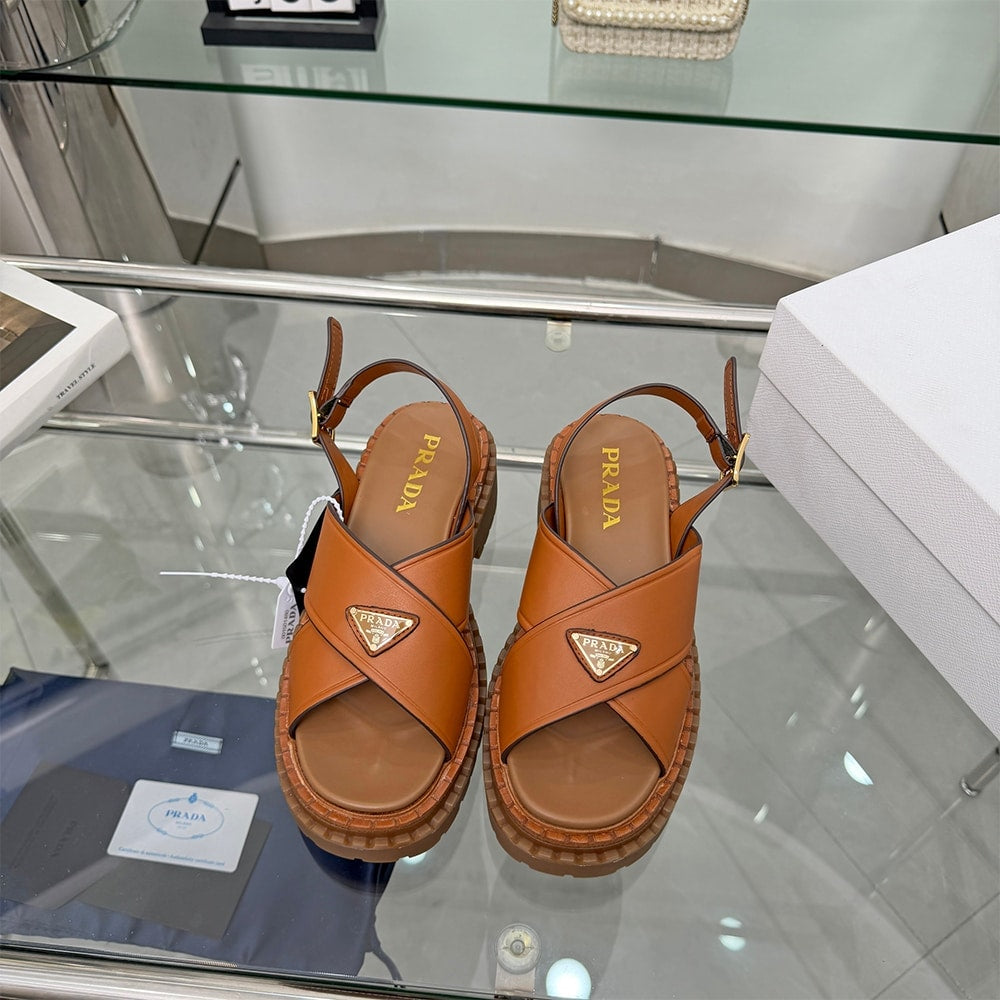 PRADA Leather sandals 847539