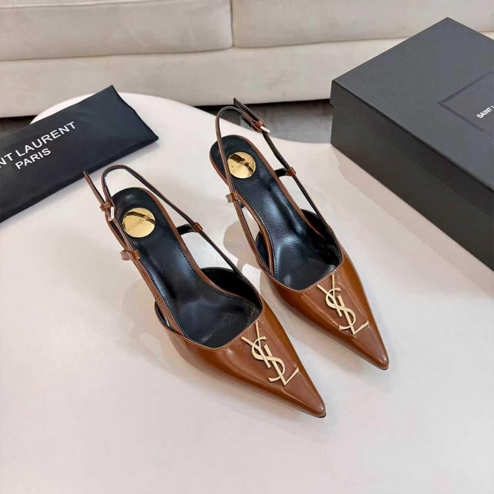 YSL slingback pumps