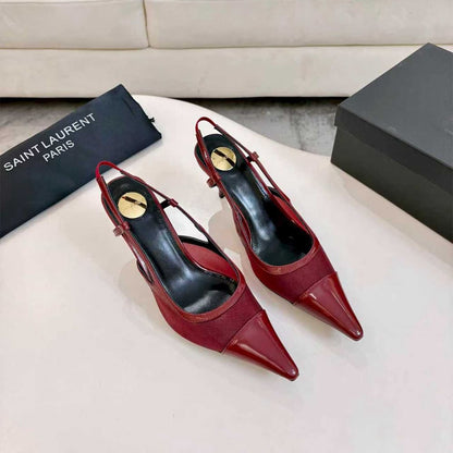 YSL slingback pumps