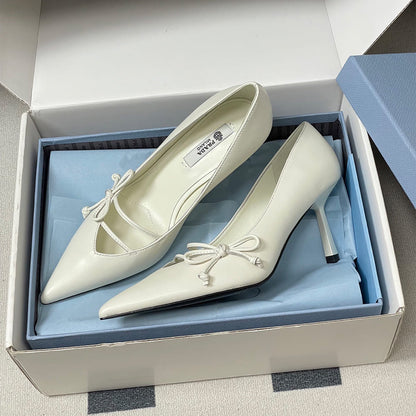 Prada leather pumps