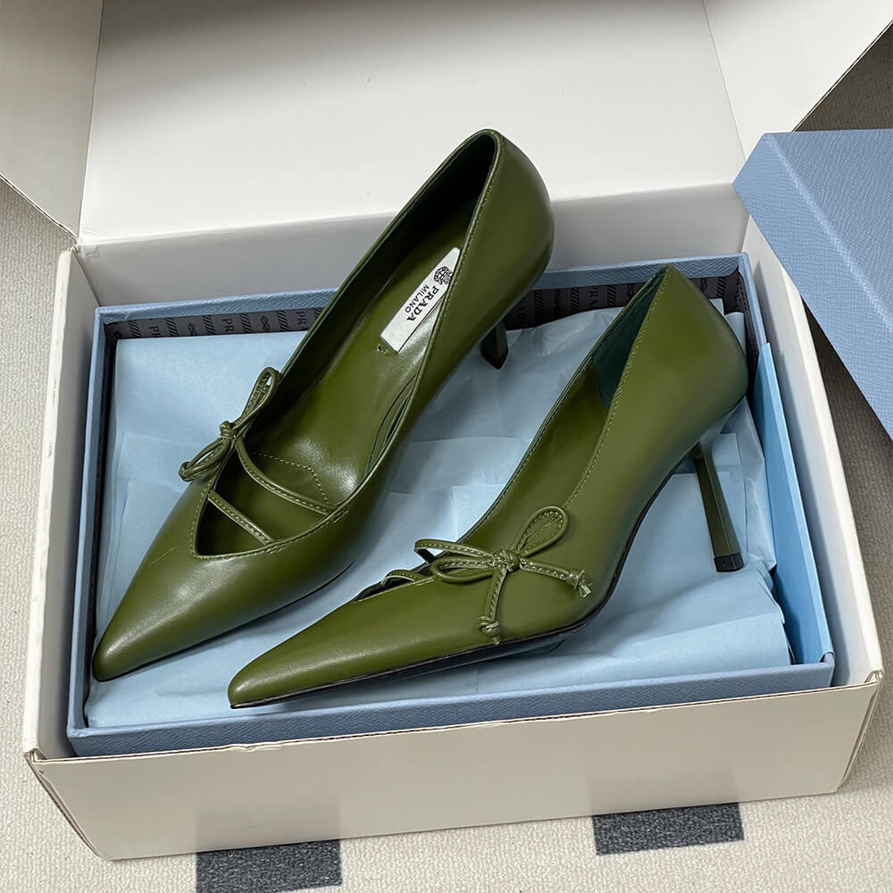 Prada leather pumps