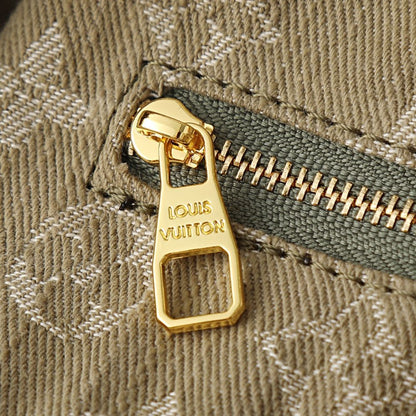 Louis Vuitton Carryall Cargo PM Khaki Denim 33Cm M27623