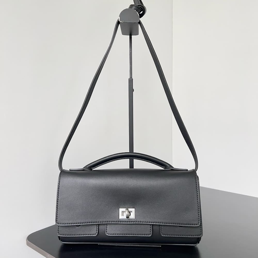 Balenciaga Women’s Bel Air Clutch On Strap Small(HIGH-END GRADE)
