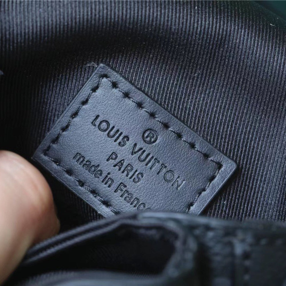 Louis Vuitton S-Lock Vertical Wearable Wallet Monogram Eclipse 19cm