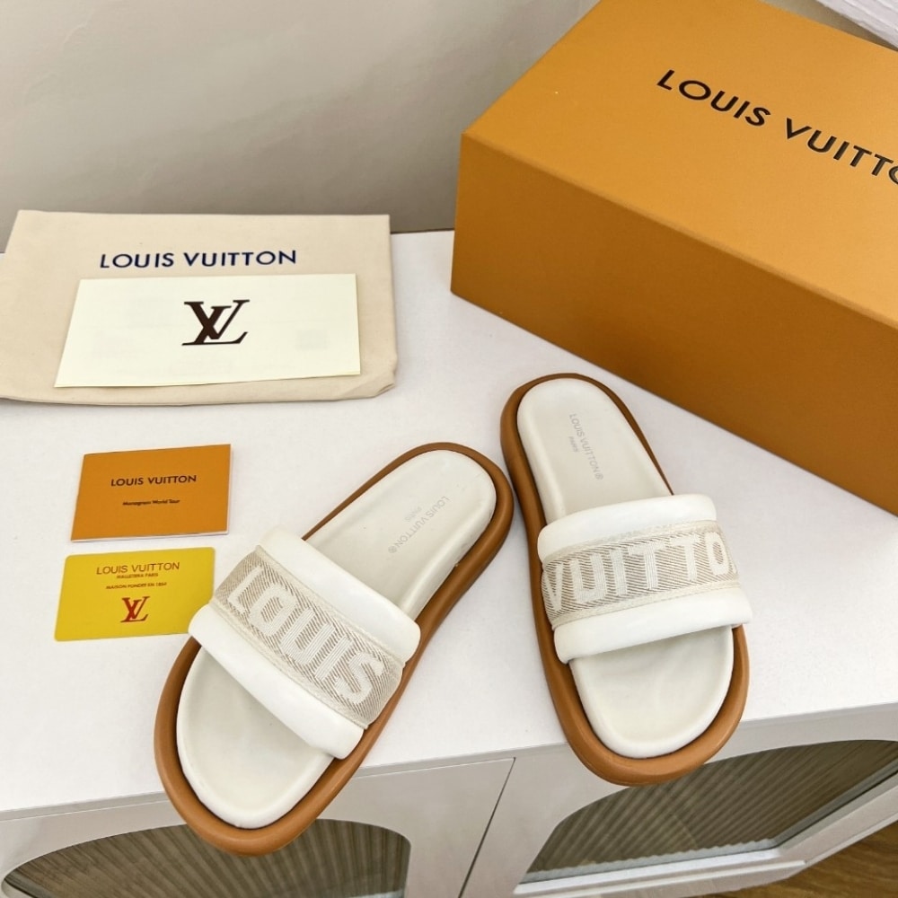 LOUIS VUITTON BLISS COMFORT MULE ECRU 1ACTIQ