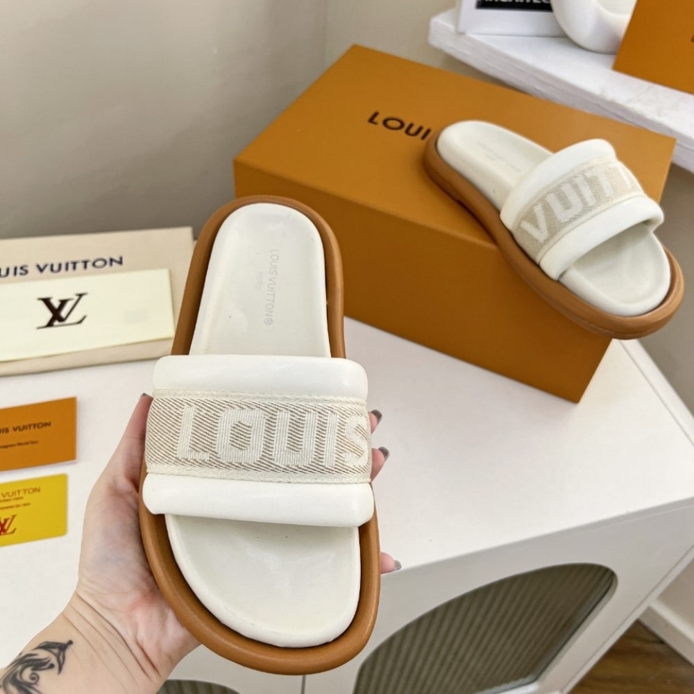 LOUIS VUITTON BLISS COMFORT MULE ECRU 1ACTIQ