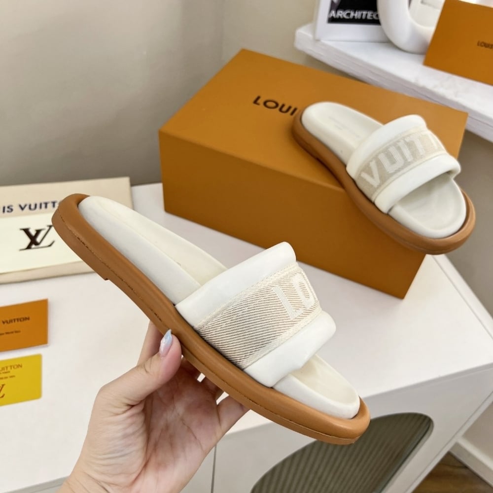 LOUIS VUITTON BLISS COMFORT MULE ECRU 1ACTIQ