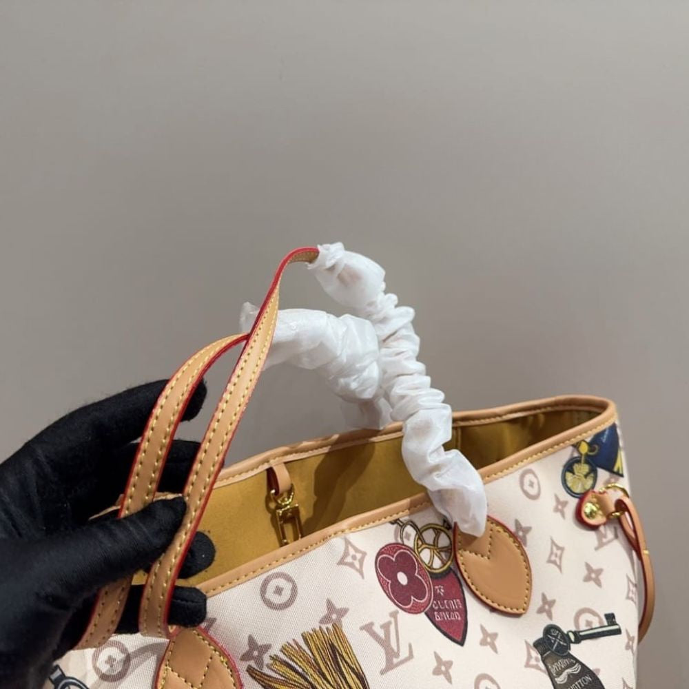 Louis Vuitton Neverfull MM Cream 31Cm M29449
