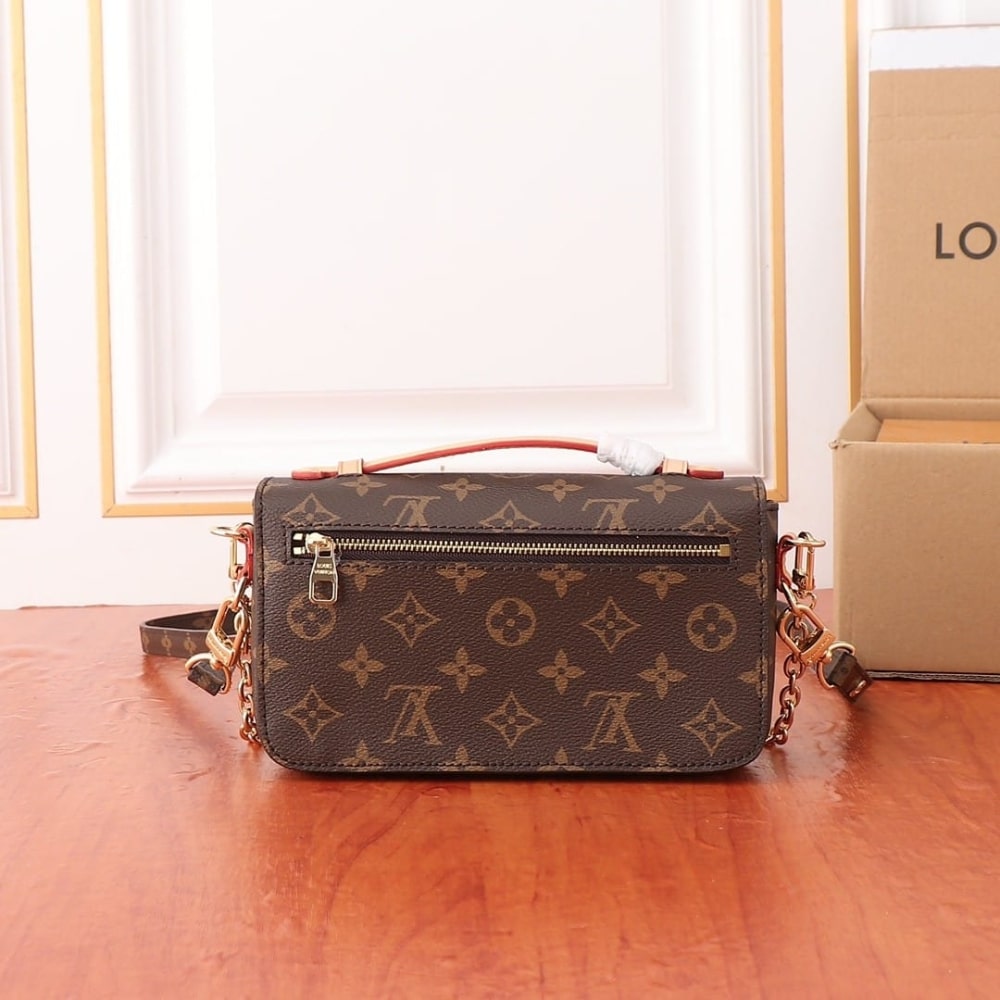 Louis Vuitton Pochette Métis East West Bag Monogram Brown 22Cm M46279
