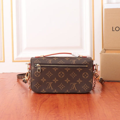 Louis Vuitton Pochette Métis East West Bag Monogram Brown 22Cm M46279