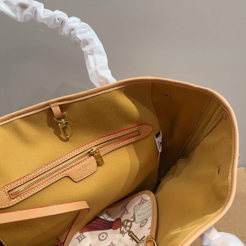 Louis Vuitton Neverfull MM Cream 31Cm M29449