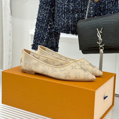 Louis Vuitton Gala Flat Ballerina Nude 1AIDQS