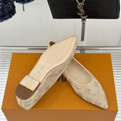 Louis Vuitton Gala Flat Ballerina Nude 1AIDQS