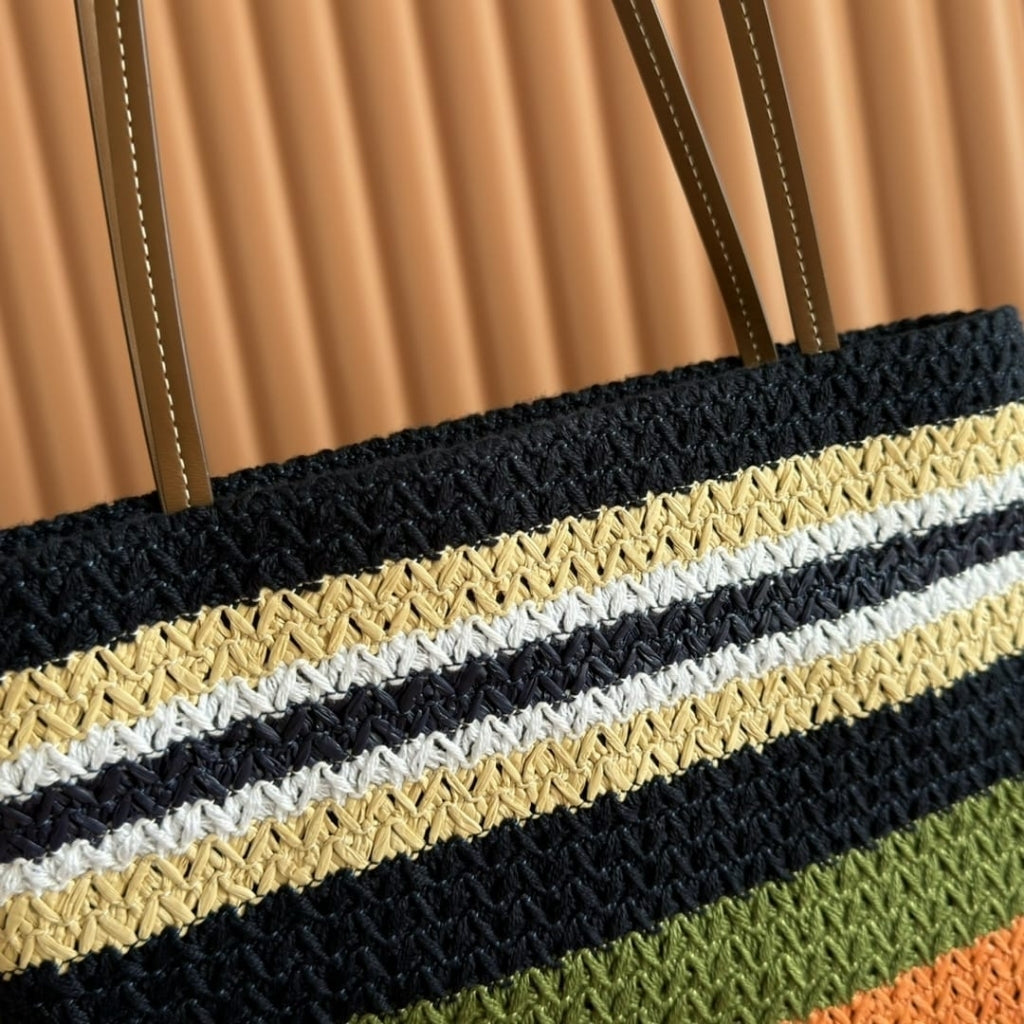 Miumiu Crochet Tote Bag Multicolor 38Cm