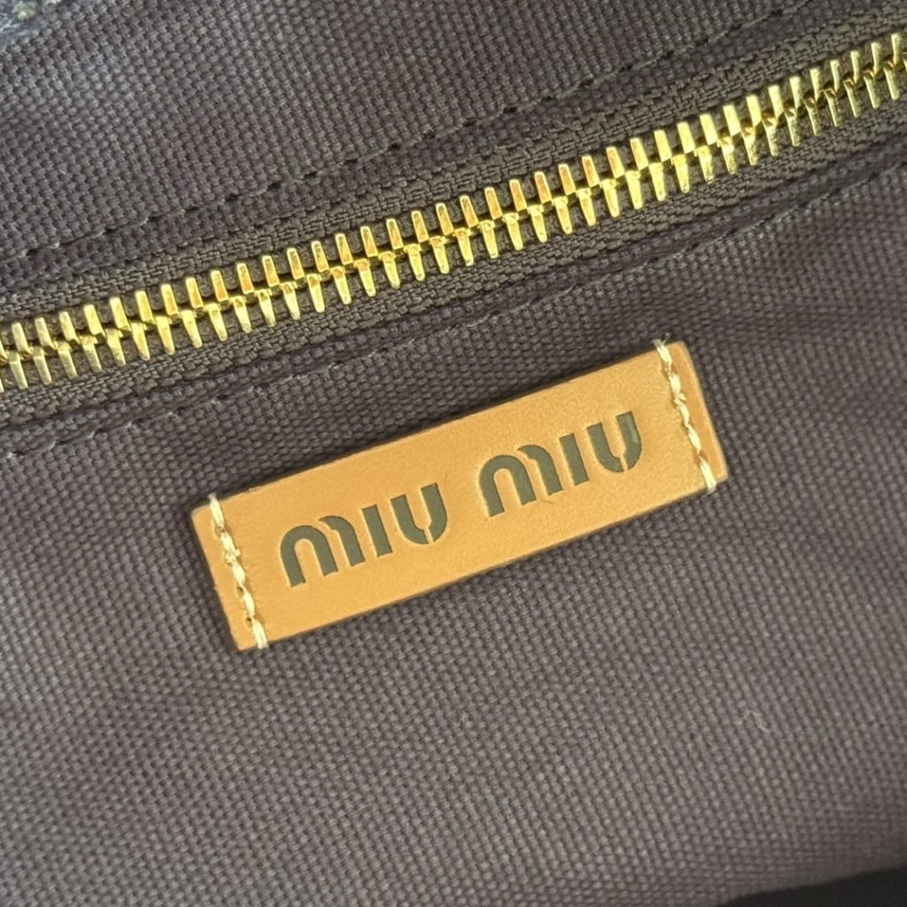 Miumiu Crochet Tote Bag Multicolor 38Cm
