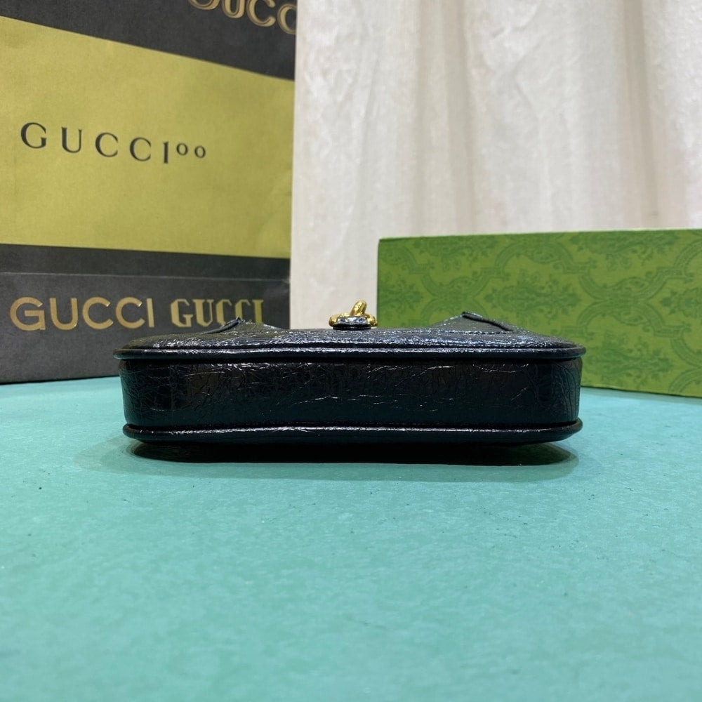 Gucci Jackie Notte Mini Bag Black 19Cm 782889 0P50G 1000