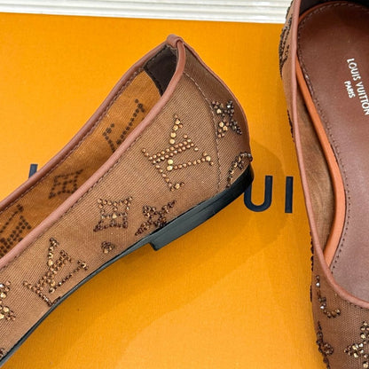 Louis Vuitton Gala Flat Ballerina Brown 1AIFUI