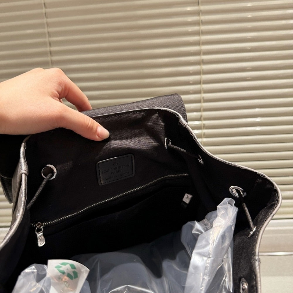 Louis Vuitton Christopher MM Monogram Eclipse Black And Grey 44Cm M45419