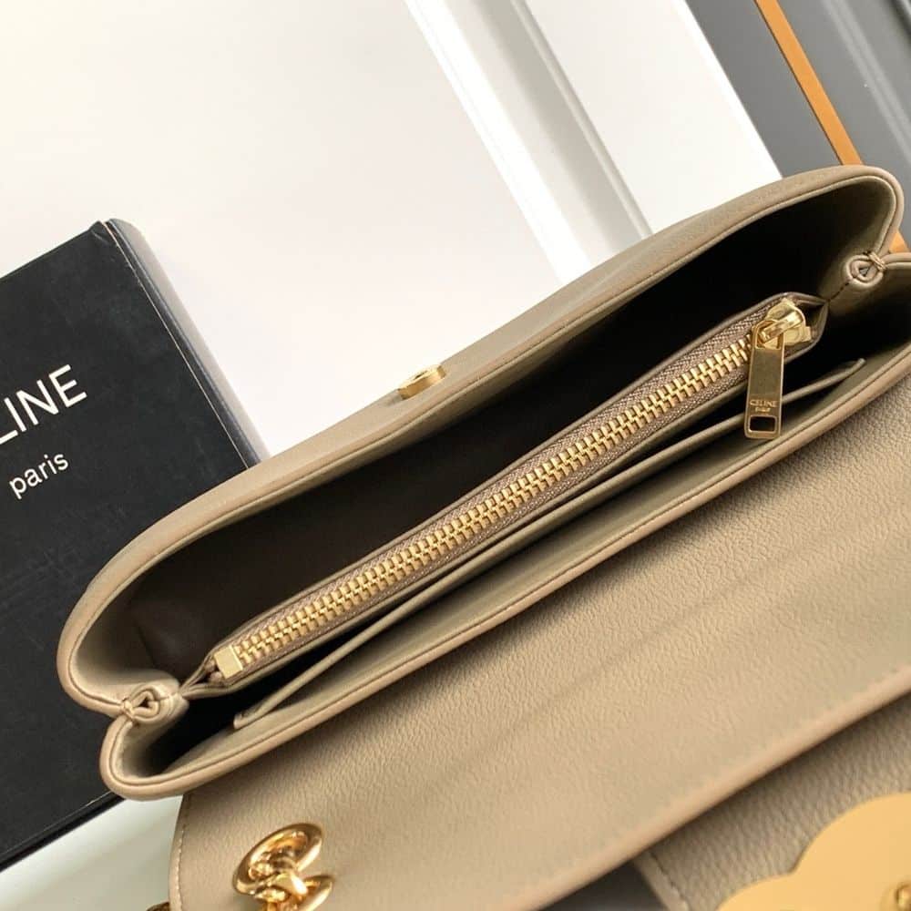 CELINE MEDIUM VICTOIRE BAG IN SUPPLE GRAINED BROWN SEPIA ( SUPER HIGH – END)