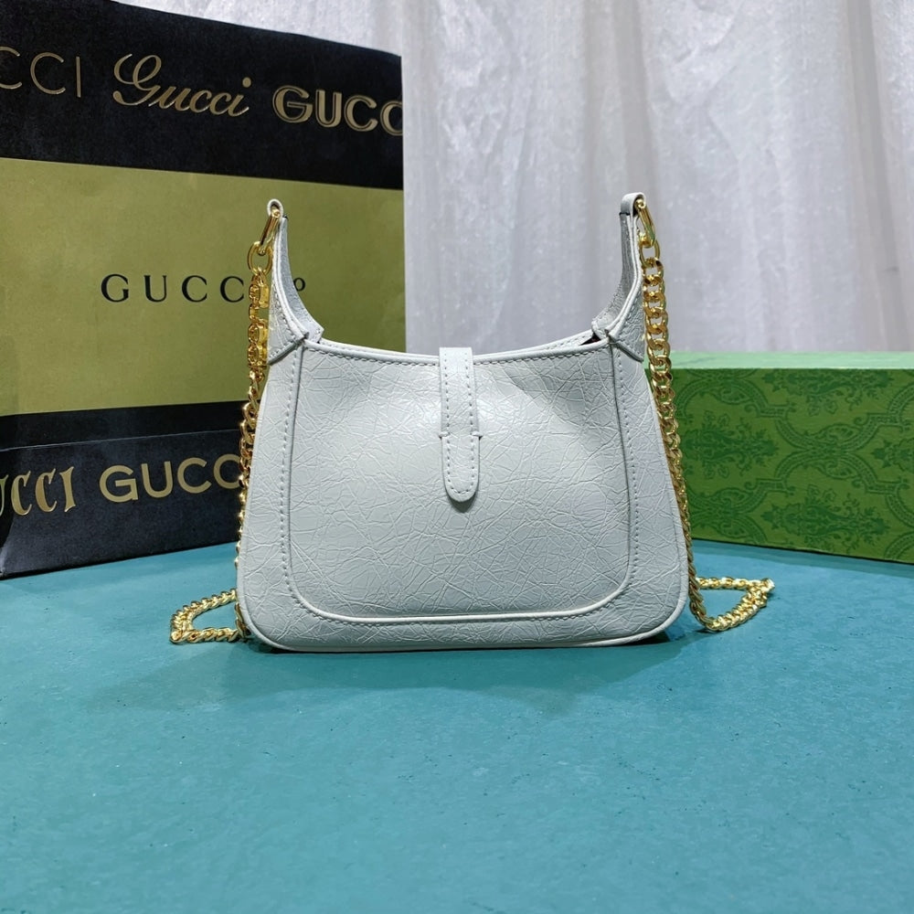 Gucci Jackie Notte Mini Bag Ivory 19Cm 782889 0P50G 9540
