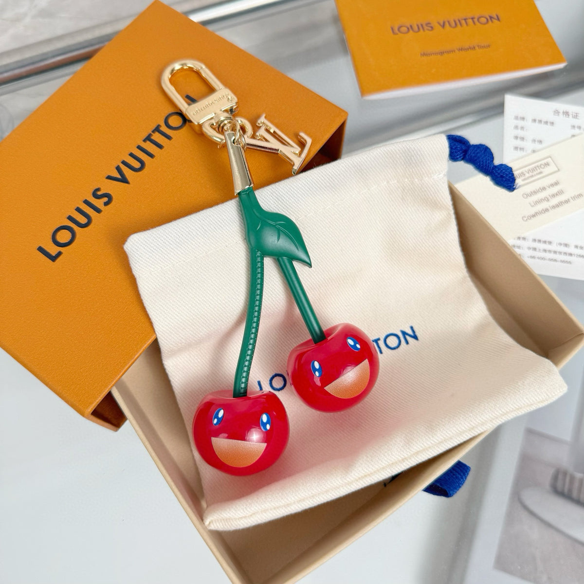 Louis Vuitton X Murakami Bag Charms Key Holder