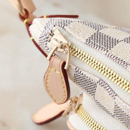 LOUIS VUITTON KEEPIT DAMIER AZUR CANVAS 29CM N00230