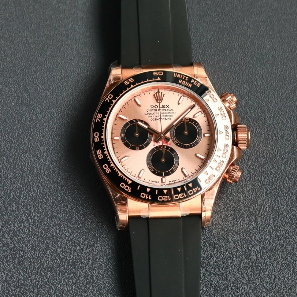 Rolex Cosmograph Daytona Gold Everose Oysterflex 40Mm