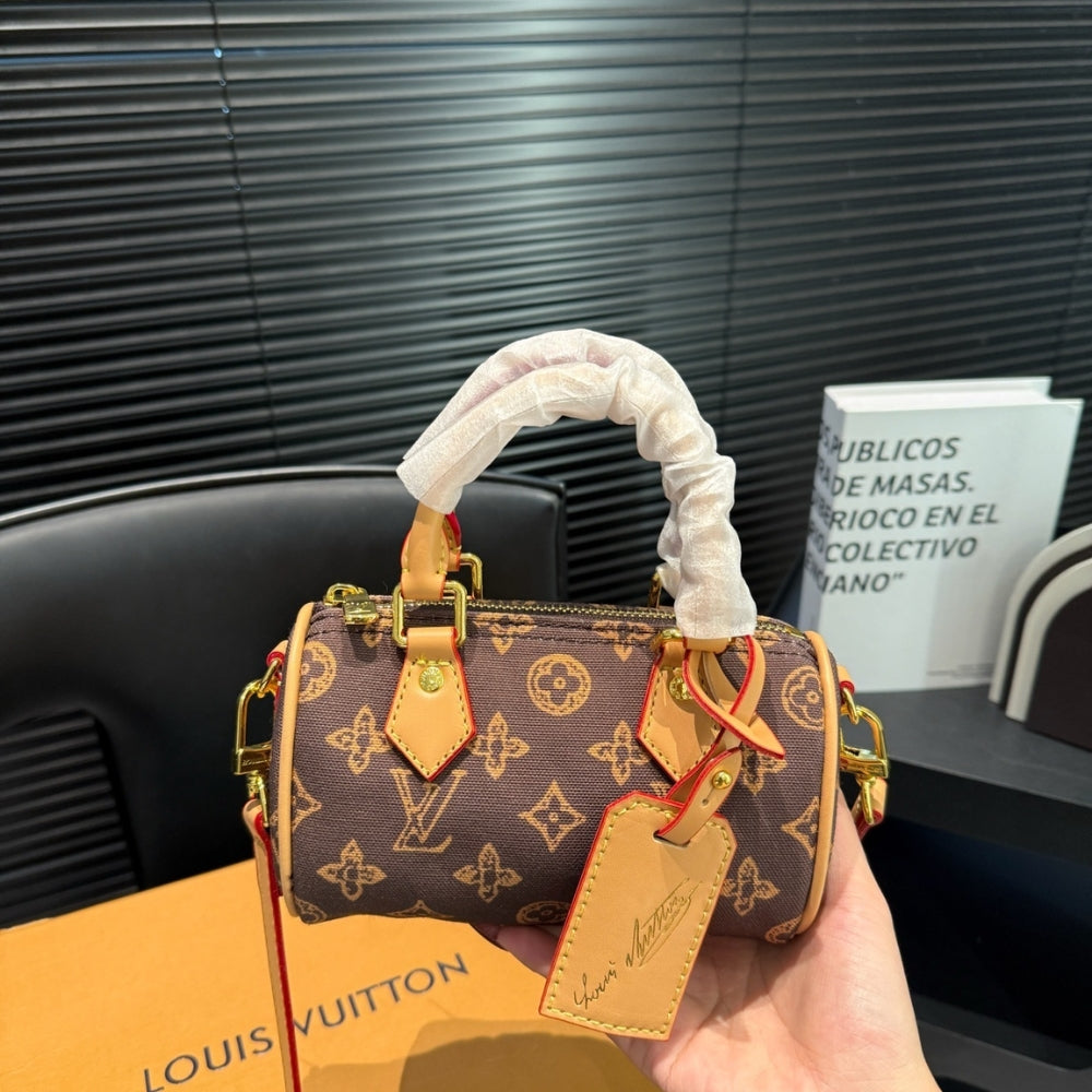 Louis Vuitton Nano Speedy Monogram Origine Ebene 16Cm M27610