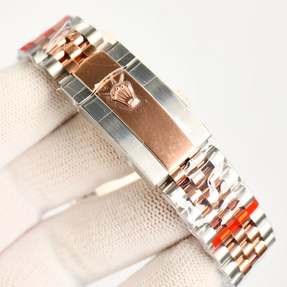 Rolex Datejust Stainless Steel And Everose Gold 36Mm