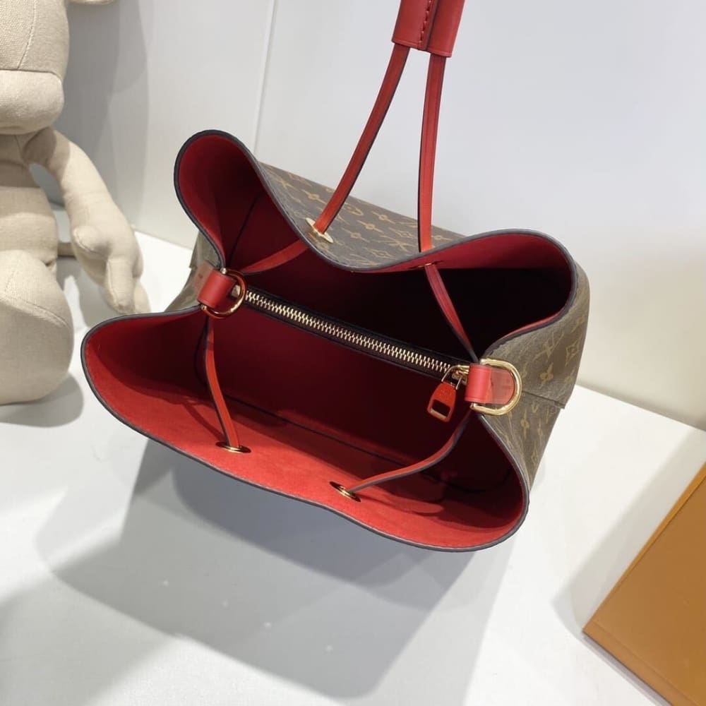 Louis Vuitton Neonoe MM Bag Red 26Cm M44021